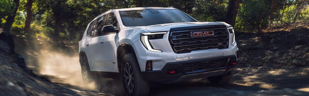 2026 GMC Acadia SUV parked outdoors highlighting exterior design