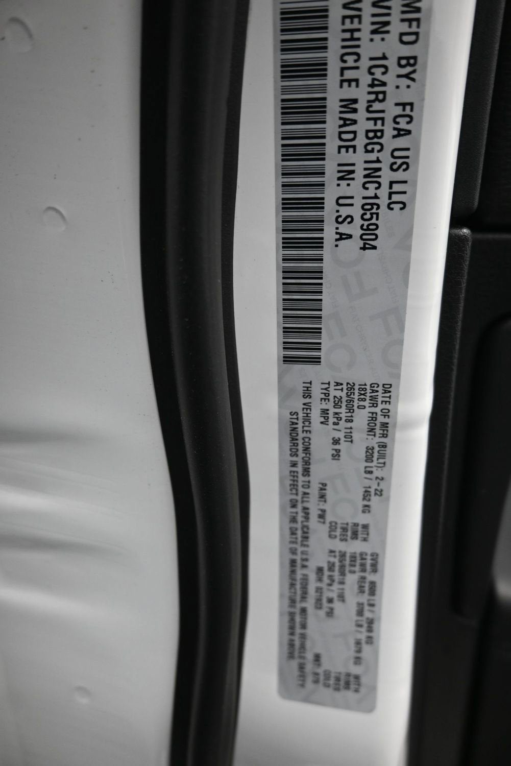 2022 Jeep Grand Cherokee WK Limited 4x4