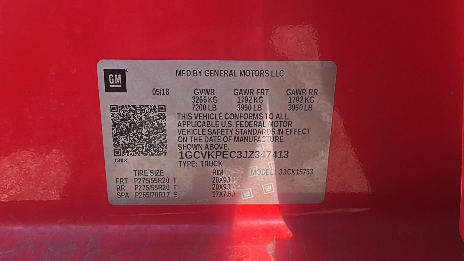 2018 Chevrolet Silverado 1500 Custom