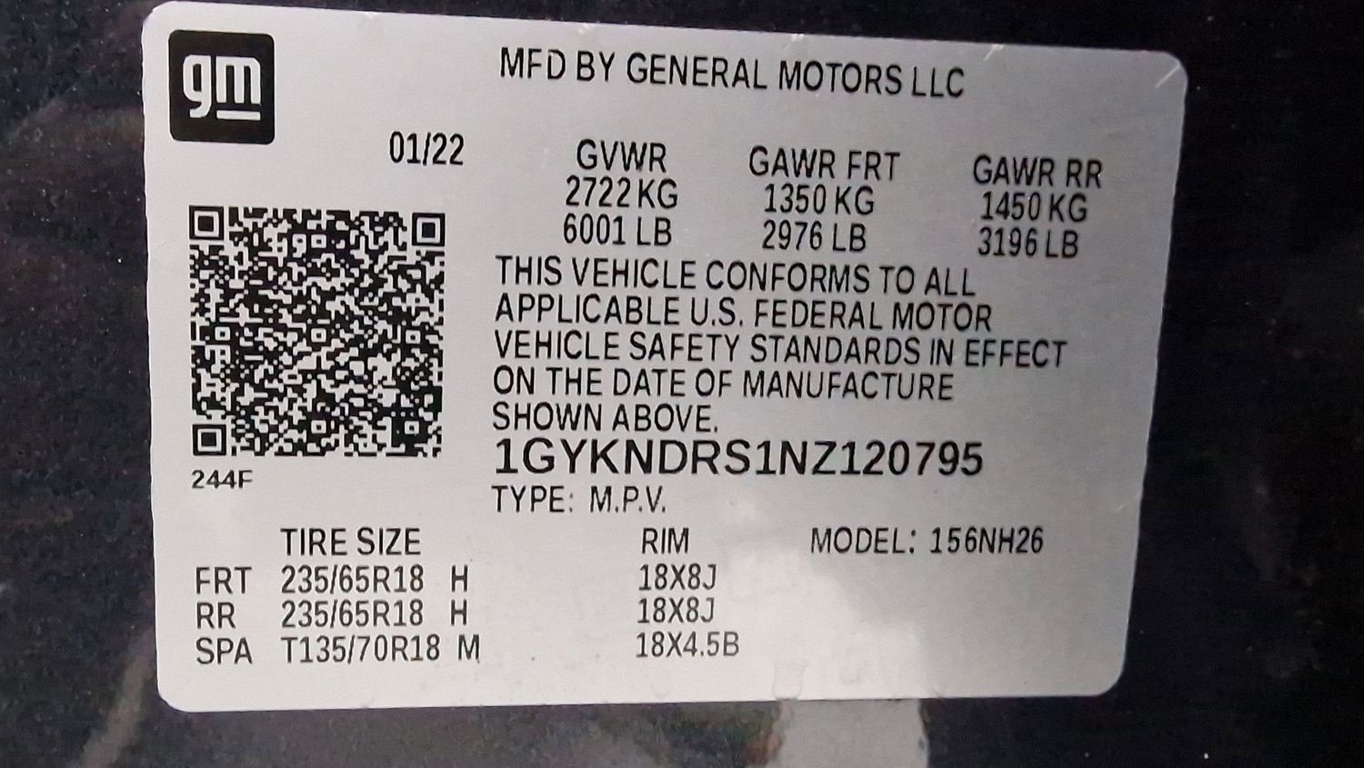 2022 Cadillac XT5 Premium Luxury