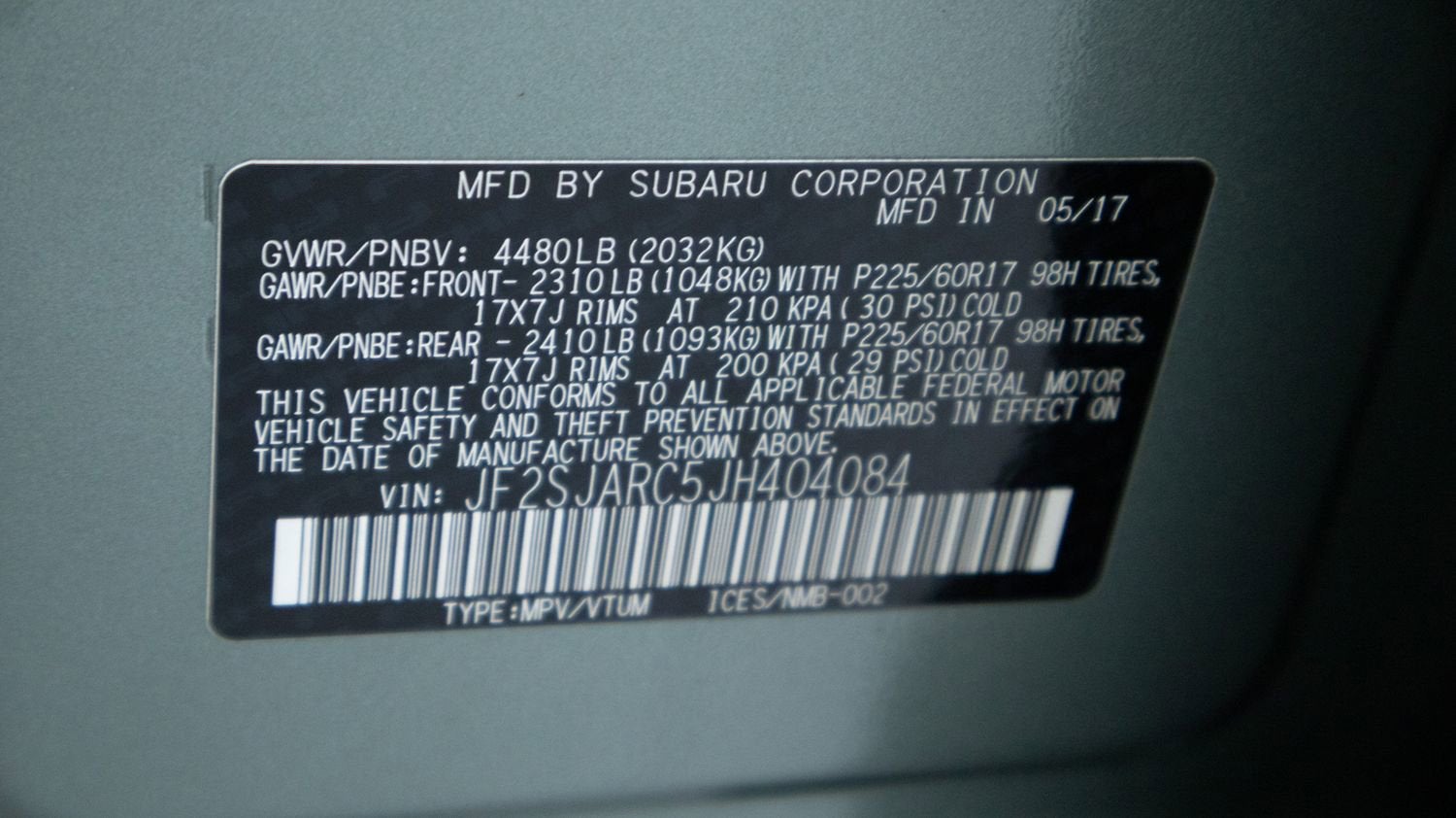 2018 Subaru Forester 2.5i Limited