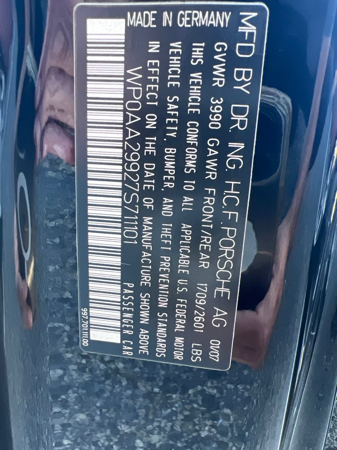 2007 Porsche 911 Carrera