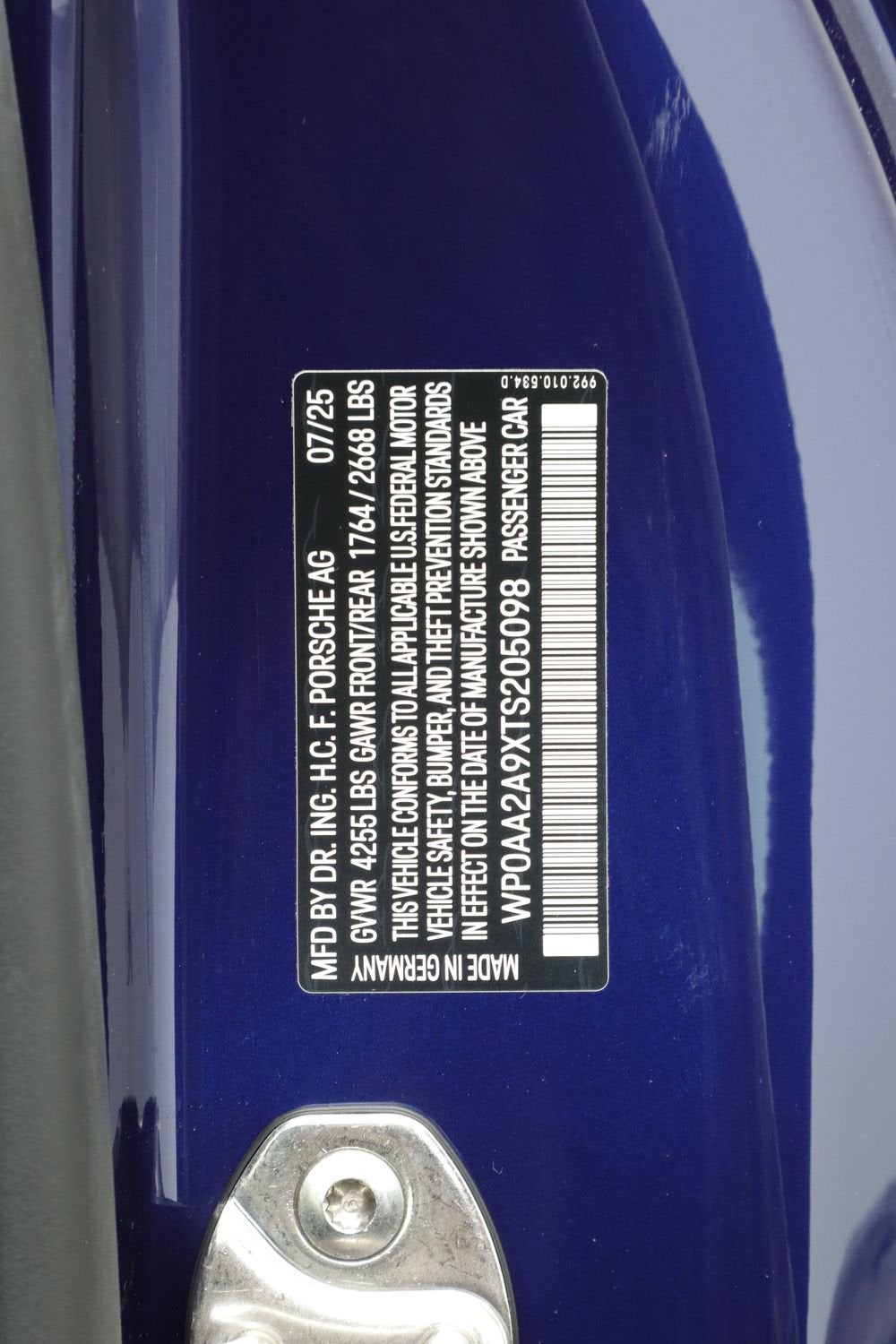 2026 Porsche 911 Carrera T